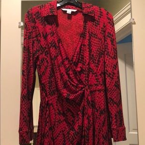 Dvf wrap dress